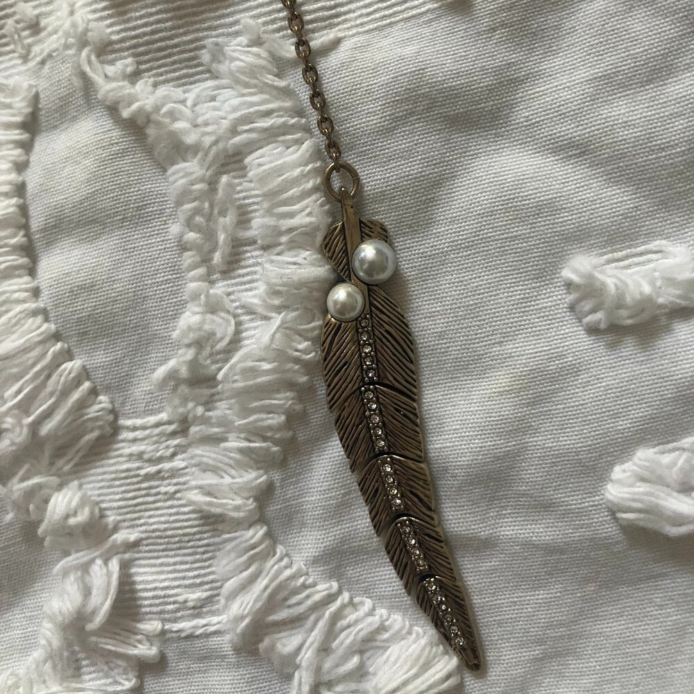 Rebecca Minkoff Feather Necklace